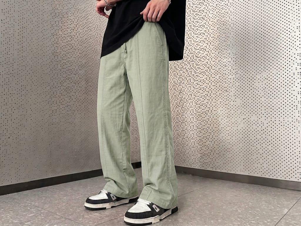 Studio Trouser - Olive Green