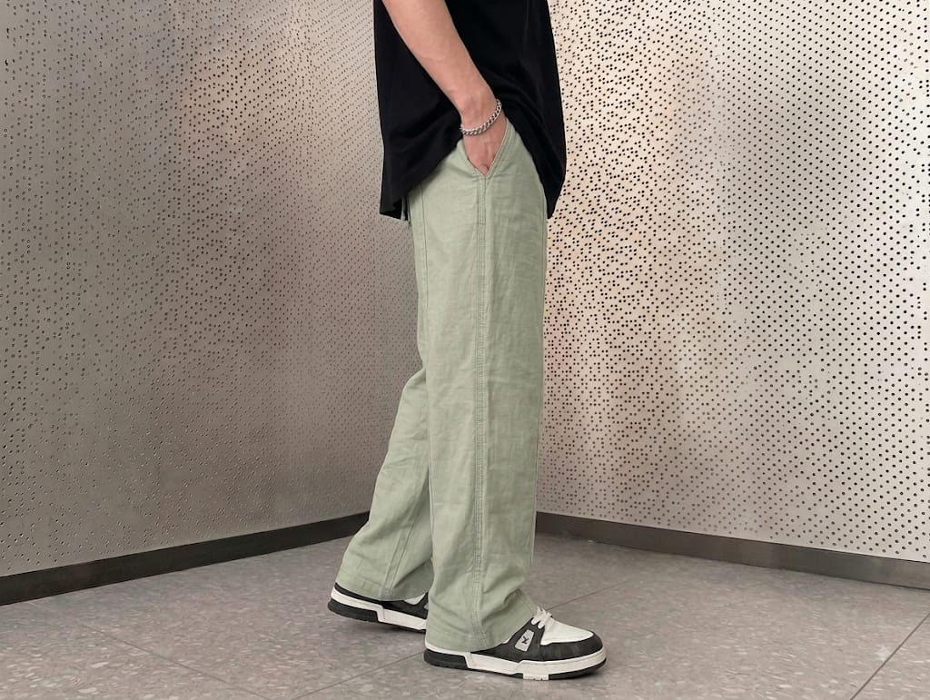 Studio Trouser - Olive Green