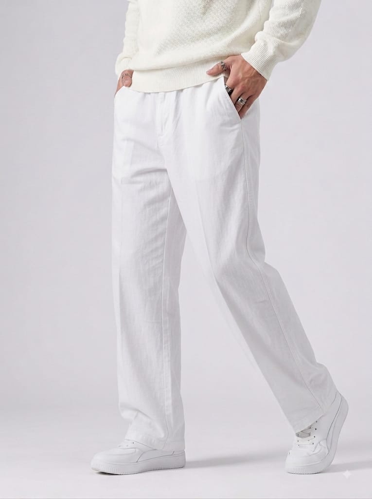 Studio Trouser - Crisp White